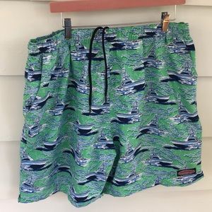 Vineyard Vines Swim Trunks W/ Billfish Yachts